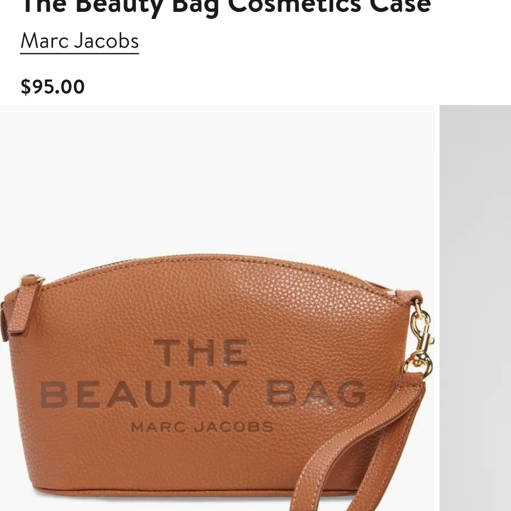 Marc Jacobs Tan Beauty Bag